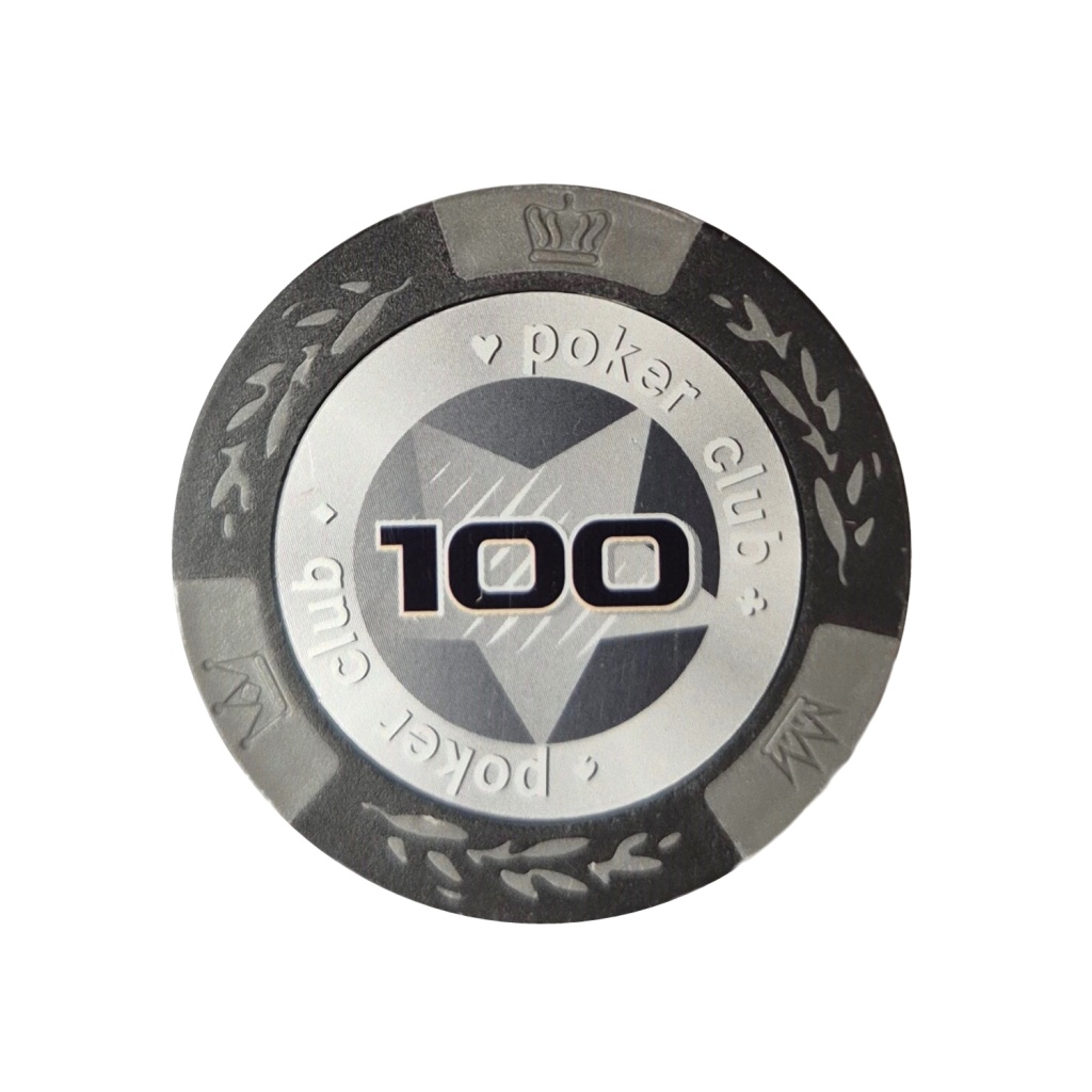 FEIFAN ŻETON POKER CLUB 13,5G SZARY / 100