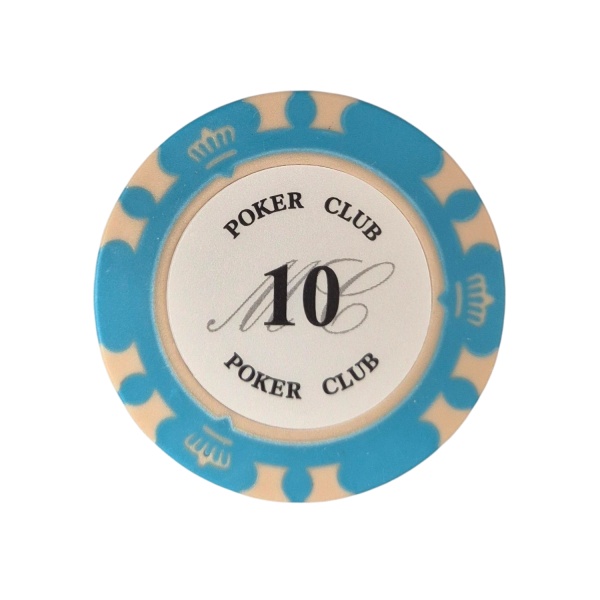 FEIFAN ŻETON POKER CLUB NEW 13,5G BŁĘKITNY/10