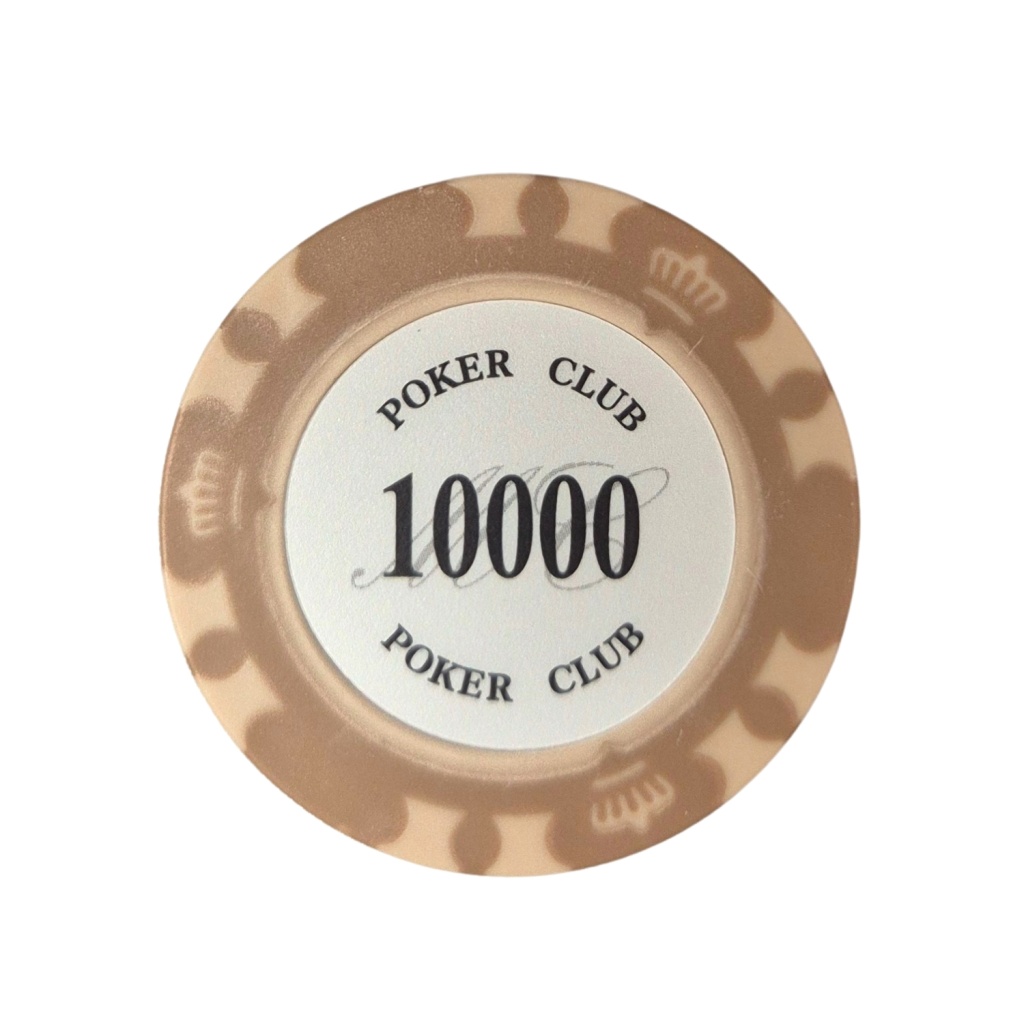 FEIFAN ŻETON POKER CLUB NEW 13,5G BRĄZOWY/10000