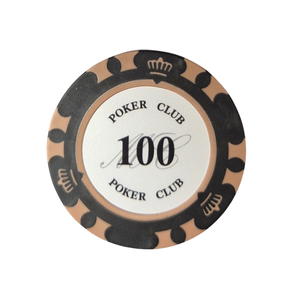 FEIFAN ŻETON POKER CLUB NEW 13,5G CZARNY/100