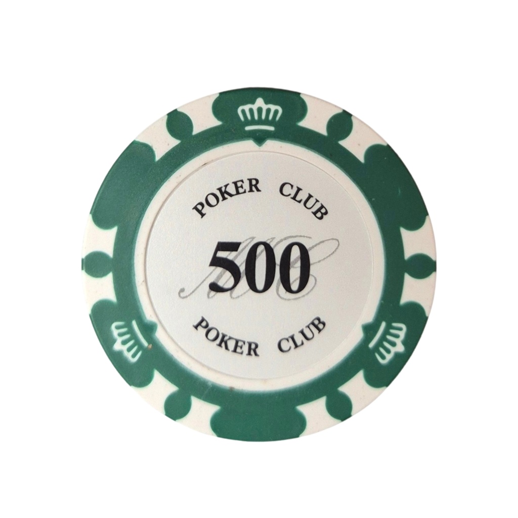 FEIFAN ŻETON POKER CLUB NEW 13,5G ZIELONY/500