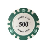 FEIFAN ŻETON POKER CLUB NEW 13,5G ZIELONY/500