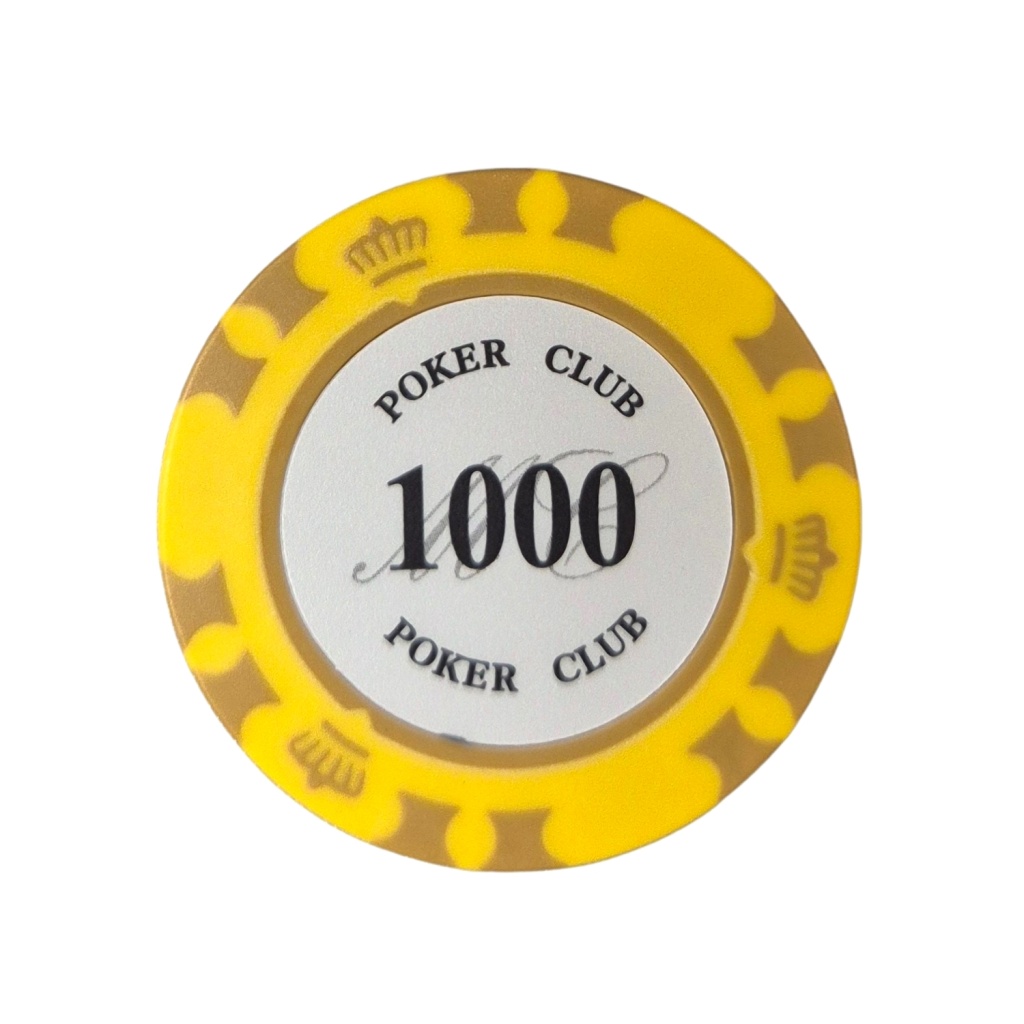 FEIFAN ŻETON POKER CLUB NEW 13,5G ŻÓŁTY/1000