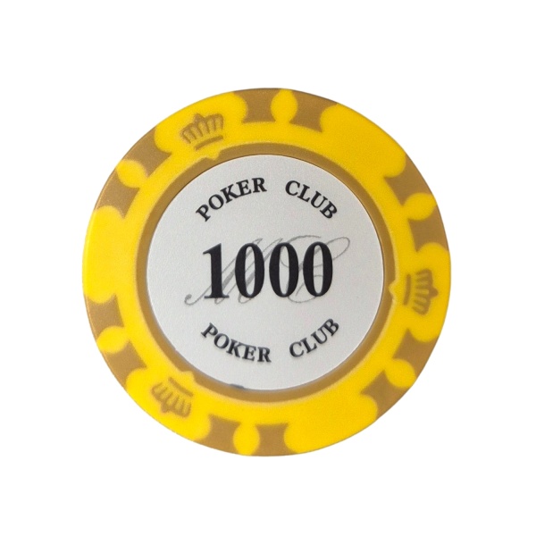 FEIFAN ŻETON POKER CLUB NEW 13,5G ŻÓŁTY/1000