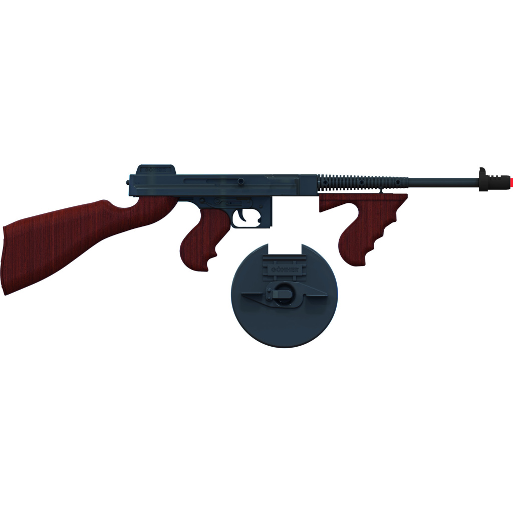 GONHER 132/6 METALOWY PISTOLET GANGSTERSKI 8 NABOI