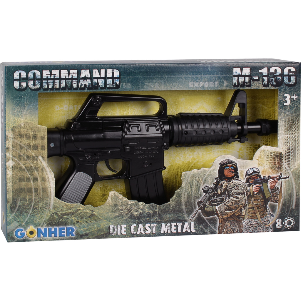 GONHER 136/6 METALOWY KARABIN MASZYNOWY 8 NABOI