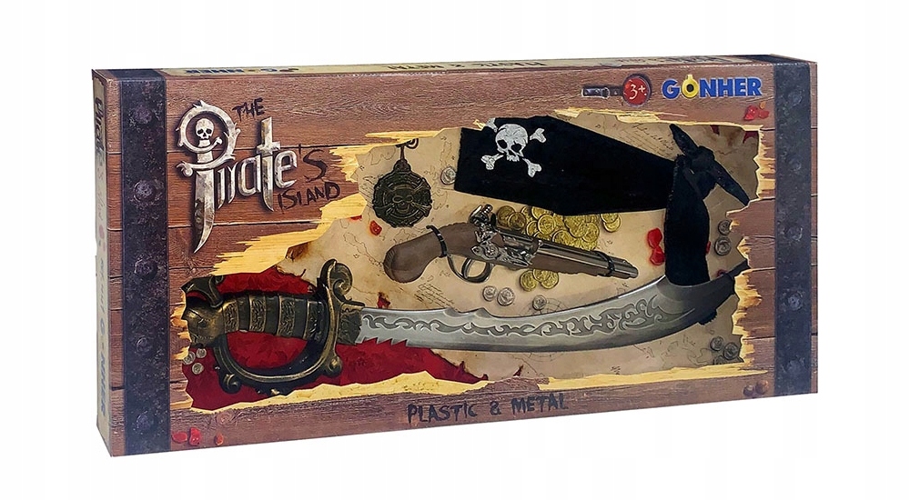 GONHER 441/0 ZESTAW PIRATA Z MACZETĄ GONHER 441/0 ZESTAW PIRATA Z MACZETĄ