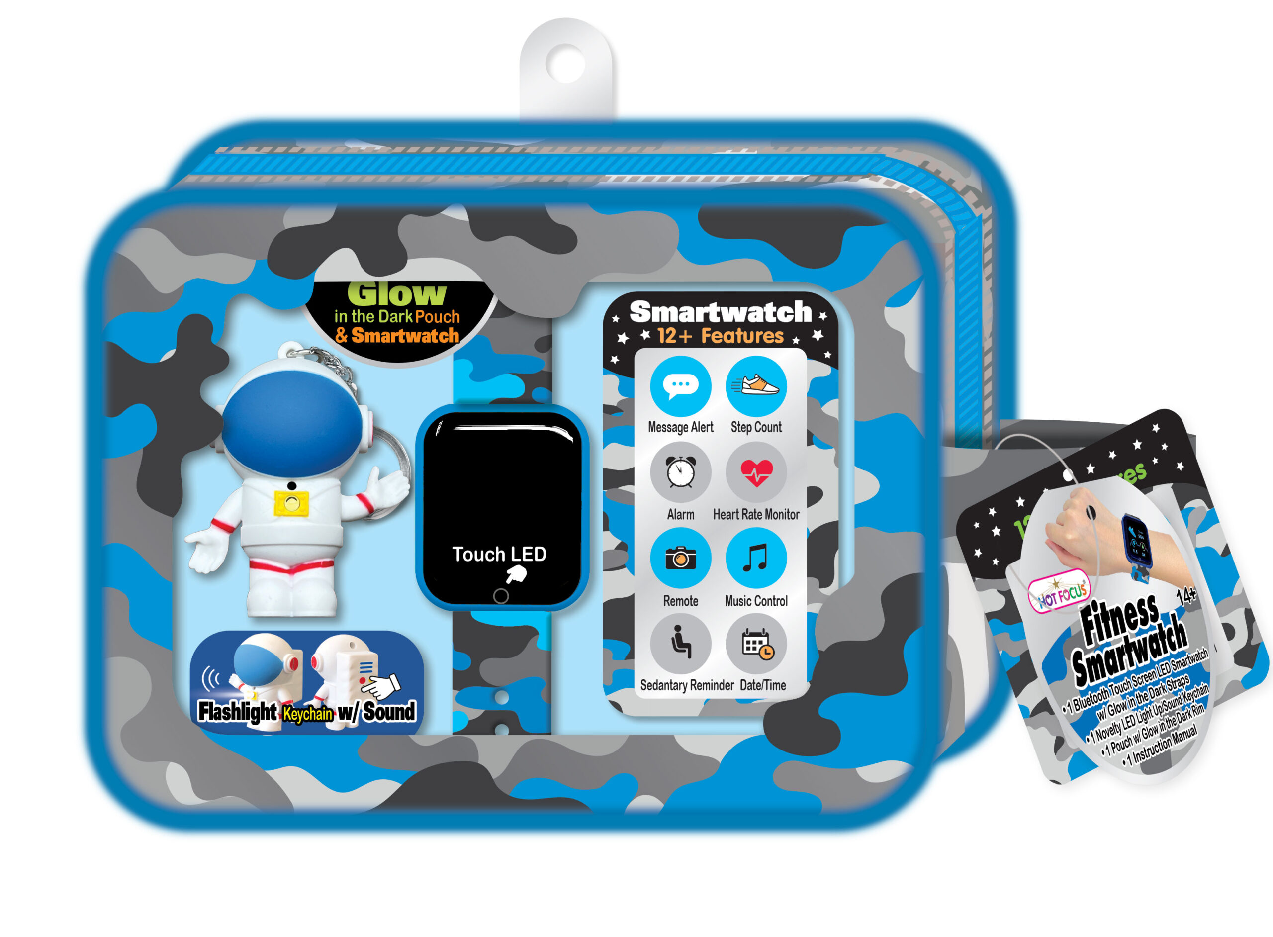 HOT FOCUS SMARTWATCH Z BRELOCZKIEM ASTRONAUTA HOT FOCUS SMARTWATCH Z BRELOCZKIEM ASTRONAUTA