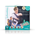 INFANTINO 300183 NOSIDEŁKO 4W1 ODCIĄŻ CZARNE