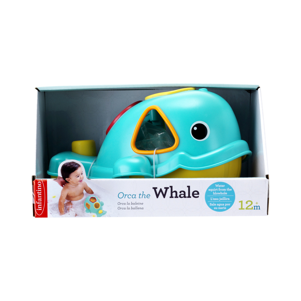INFANTINO 305087 KĄPIELOWY SORTER WIELORYB
