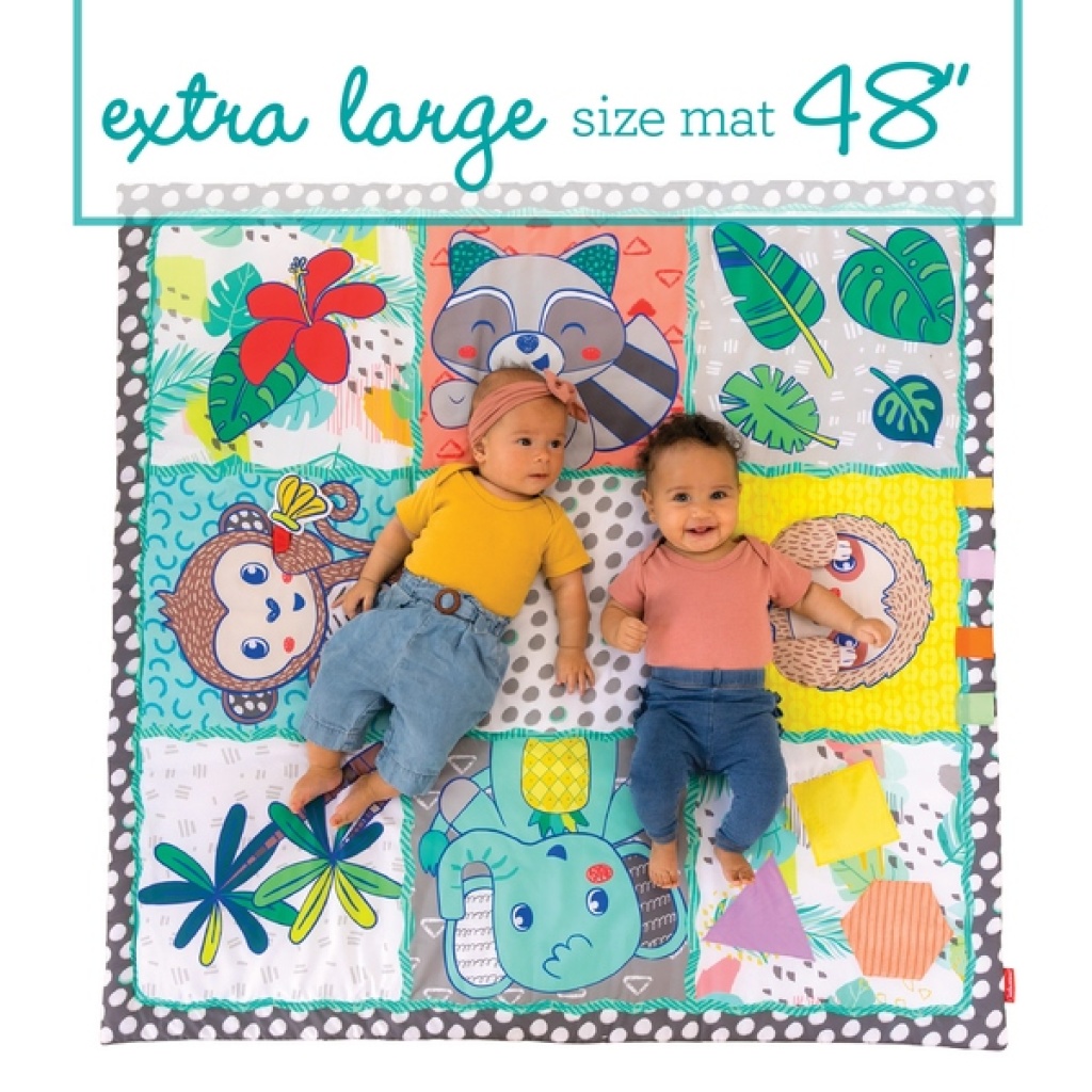 INFANTINO 313037 SENSORYCZNA MIĘKKA MATA DŻUNGLA