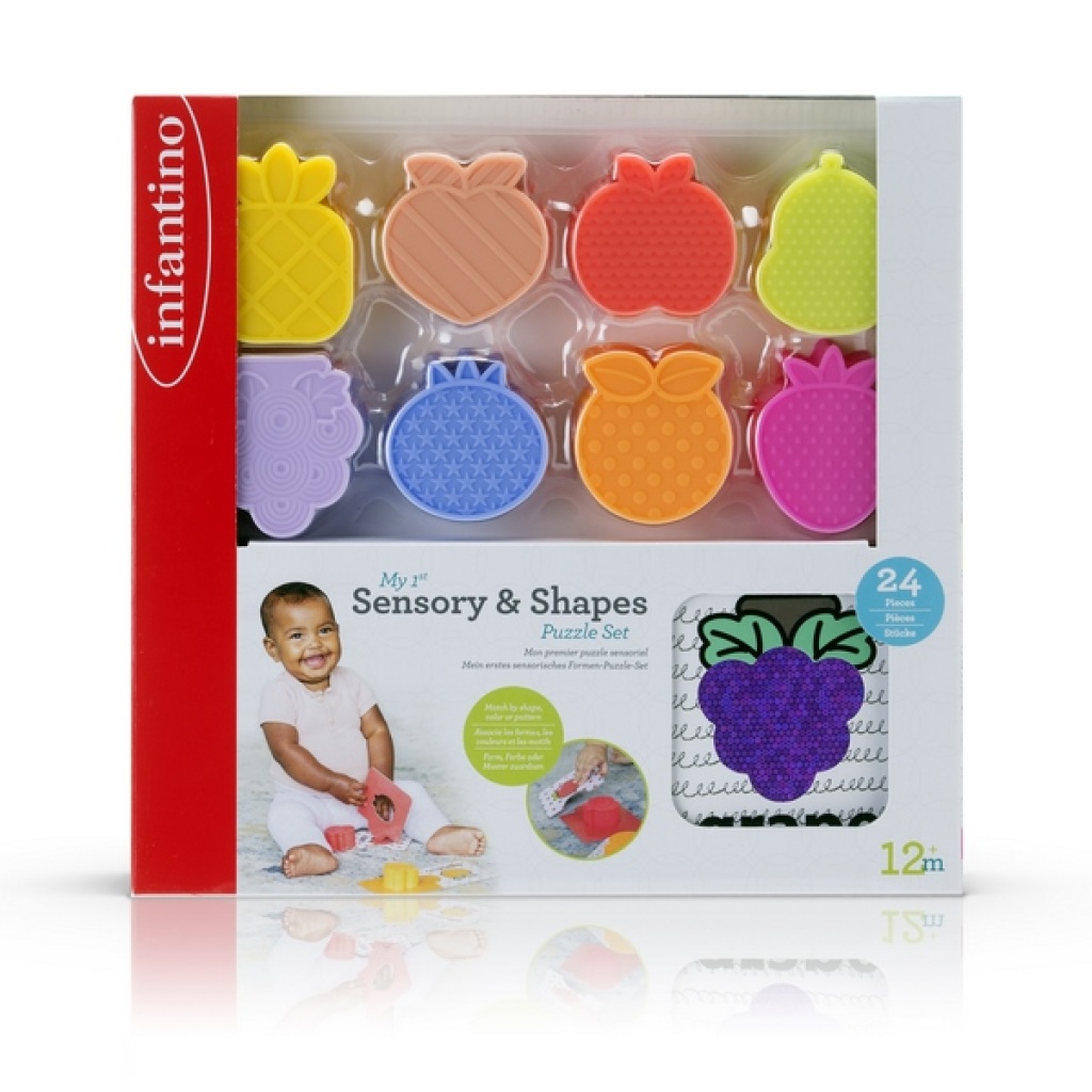 INFANTINO 315121 MIĘKKIE SENSORYCZNE PUZZLE