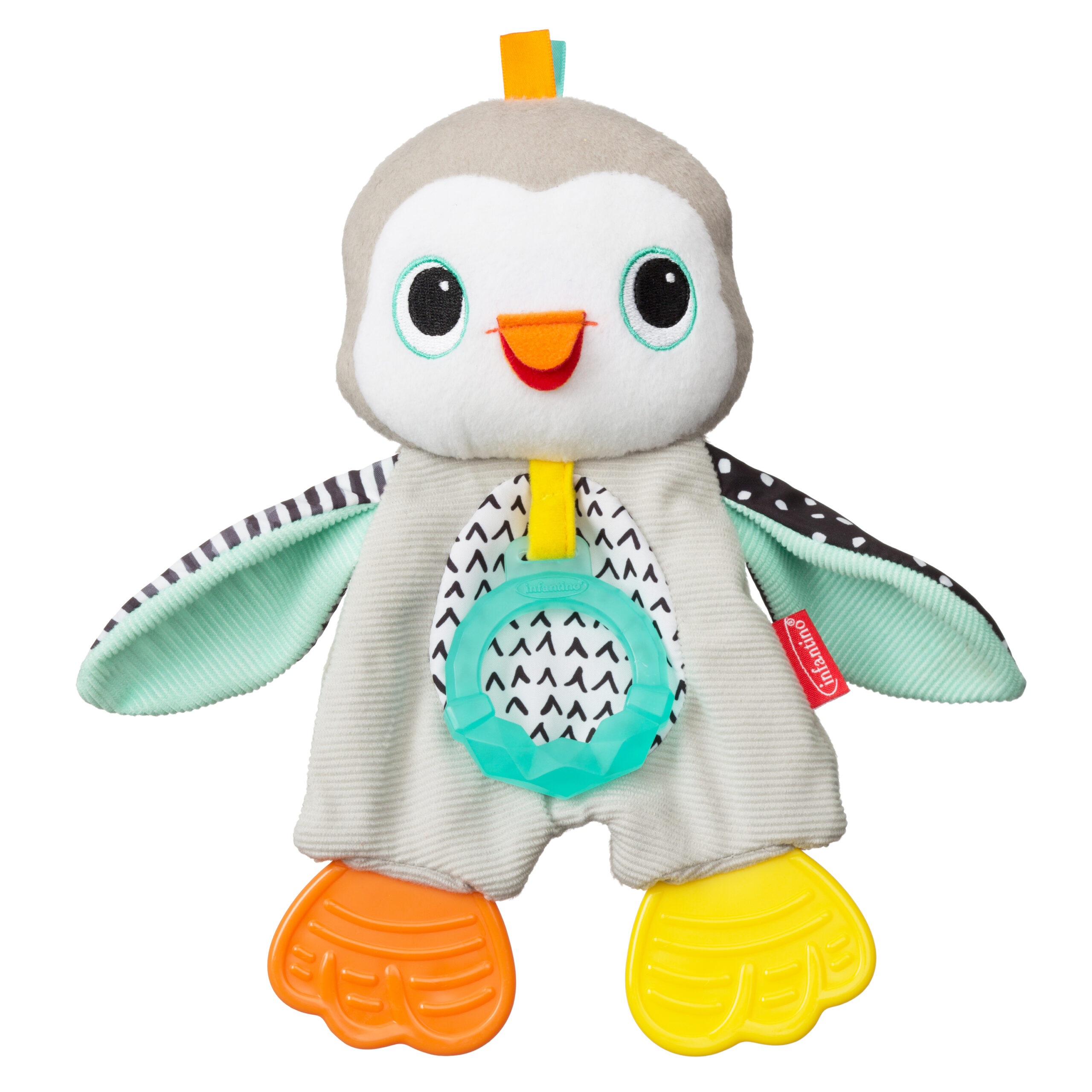 INFANTINO 316329 PLUSZOWY PINGWIN Z GRYZACZKAMI INFANTINO 316329 PLUSZOWY PINGWIN Z GRYZACZKAMI