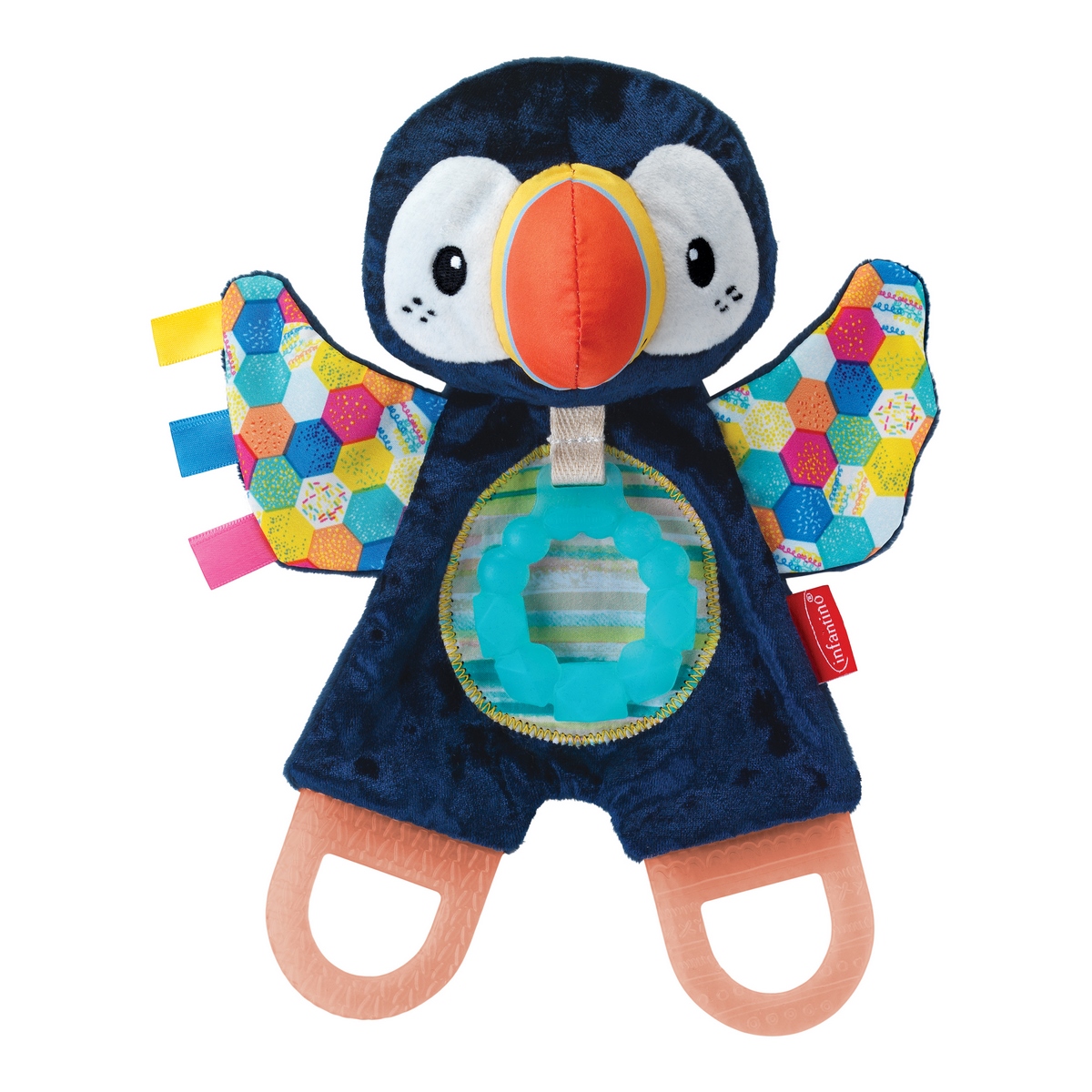 INFANTINO 316632 PLUSZOWY PINGWIN Z GRYZACZKAMI INFANTINO 316632 PLUSZOWY PINGWIN Z GRYZACZKAMI