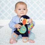 INFANTINO 316632 PLUSZOWY PINGWIN Z GRYZACZKAMI