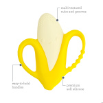 INFANTINO 316745 SILIKONOWY GRYZACZEK BANAN