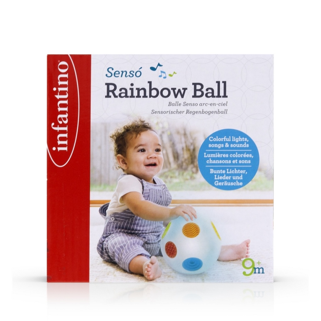 INFANTINO 5217 SENSORYCZNA TĘCZOWA PIŁKA