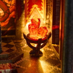 KNOWME PUZZLE 3D GOTYCKA KOMNATA SMOKÓW Z TRONEM