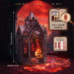 KNOWME PUZZLE 3D GOTYCKA KOMNATA SMOKÓW Z TRONEM