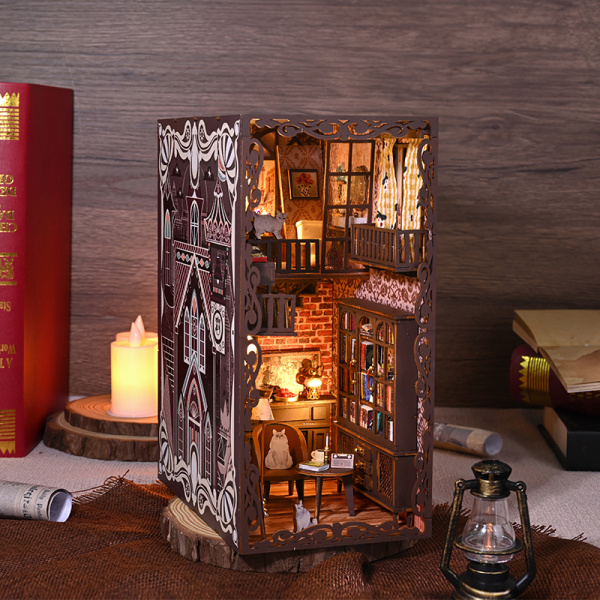 KNOWME PUZZLE 3D KOCIA BIBLIOTECZKA