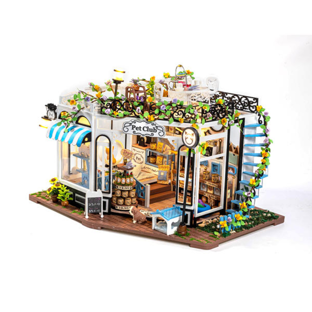 KNOWME PUZZLE 3D SKLEP DLA ZWIERZAKÓW Z KAWIARNIĄ
