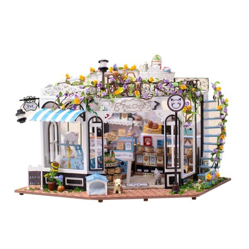 KNOWME PUZZLE 3D SKLEP DLA ZWIERZAKÓW Z KAWIARNIĄ
