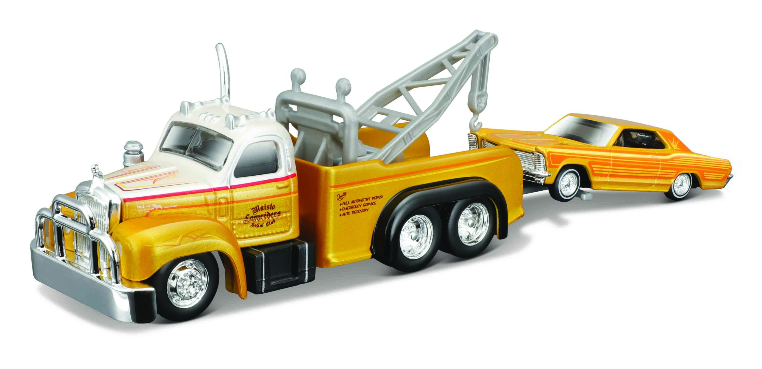 MAISTO 15055 1953 MACK B-61+1965 BUICK RIVIER.1/64 MAISTO 15055 1953 MACK B-61+1965 BUICK RIVIER.1/64