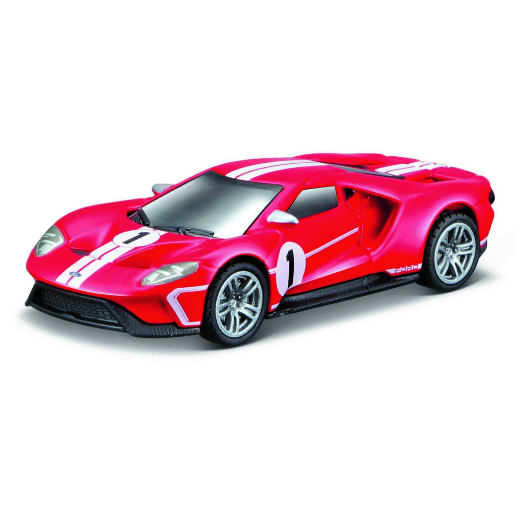 MAISTO 15108 HOLOWNIK+2018 FORD GT HERITAGE CZERW.