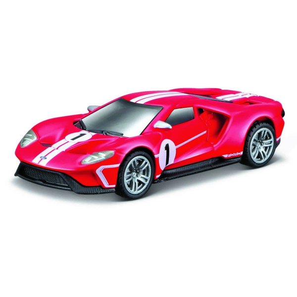MAISTO 15108 HOLOWNIK+2018 FORD GT HERITAGE CZERW.