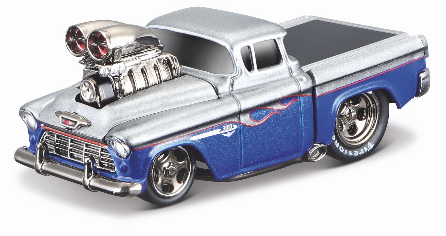MAISTO 15526 MUSCLE 1955 CHEV.CAMEO PICKUP 1/64 MAISTO 15526 MUSCLE 1955 CHEV.CAMEO PICKUP 1/64