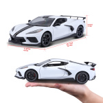 MAISTO 31455 2020 CHEV.CORVETTE STINGRAY BIAŁY1/18