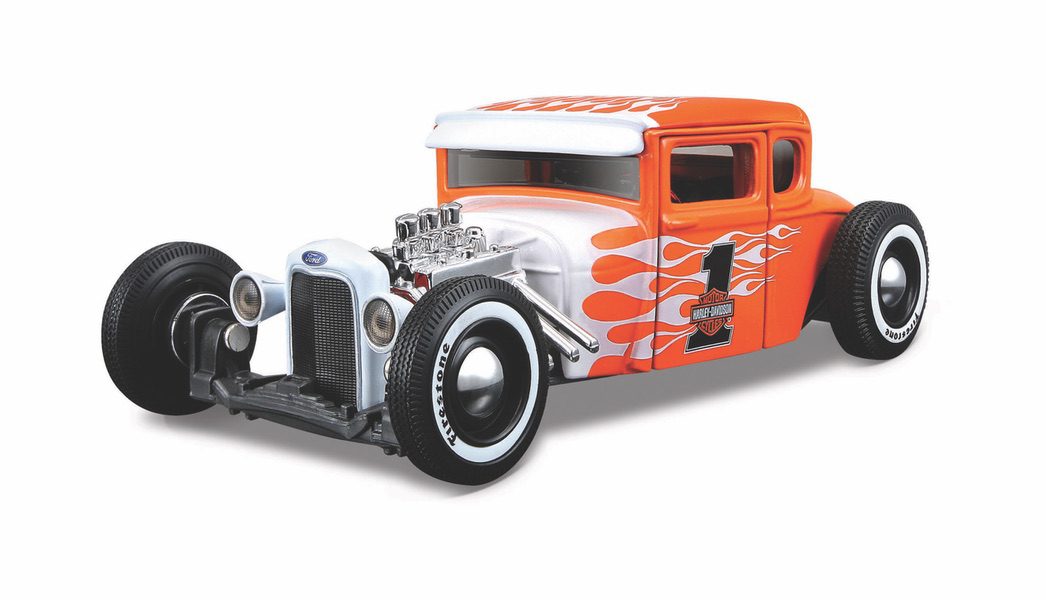 MAISTO 32175 HD 1929 FORD MODEL A BIAŁO-POMAR.1/24 MAISTO 32175 HD 1929 FORD MODEL A BIAŁO-POMAR.1/24