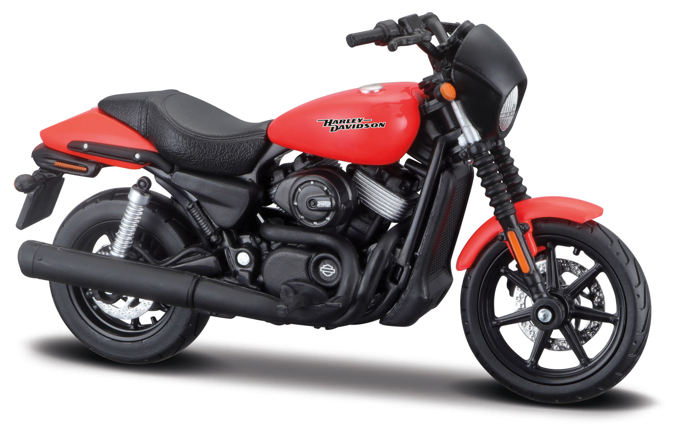 MAISTO 39360 HD 2015 STREET 750 JASNY CZERW. 1/18 MAISTO 39360 HD 2015 STREET 750 JASNY CZERW. 1/18