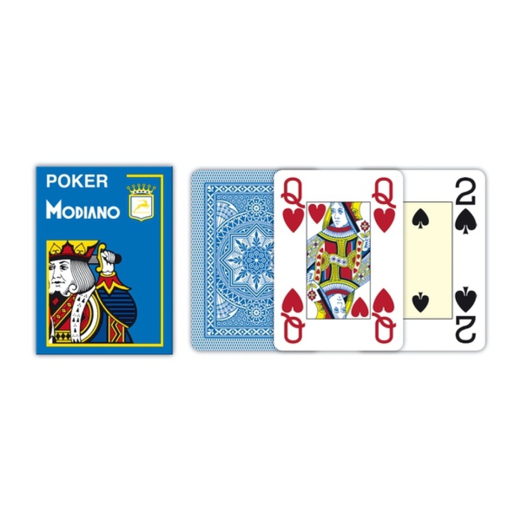 MODIANO KARTY 4 JUMBO INDEX POKER PLASTIC JNIEB