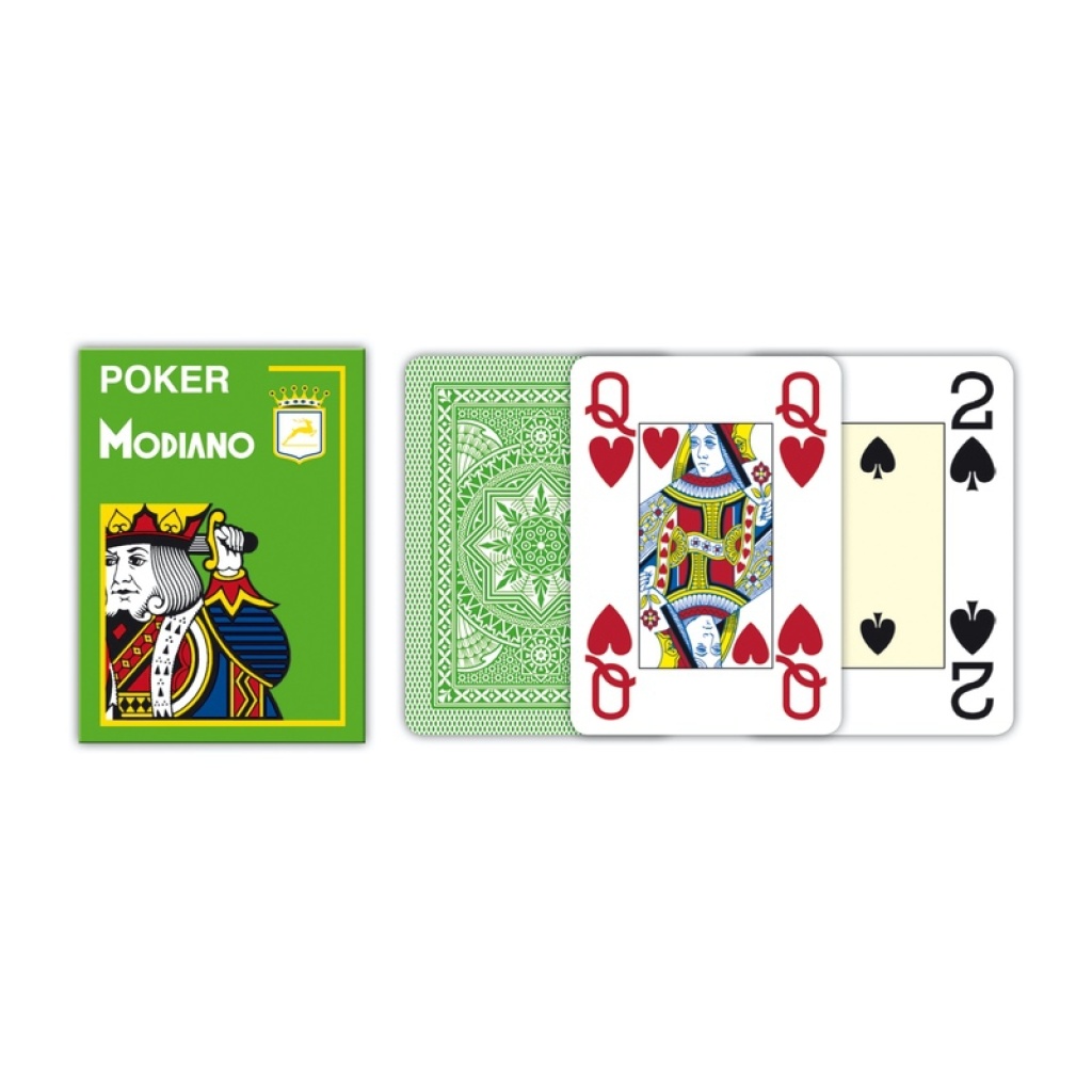 MODIANO KARTY 4 JUMBO INDEX POKER PLASTIC JZIEL