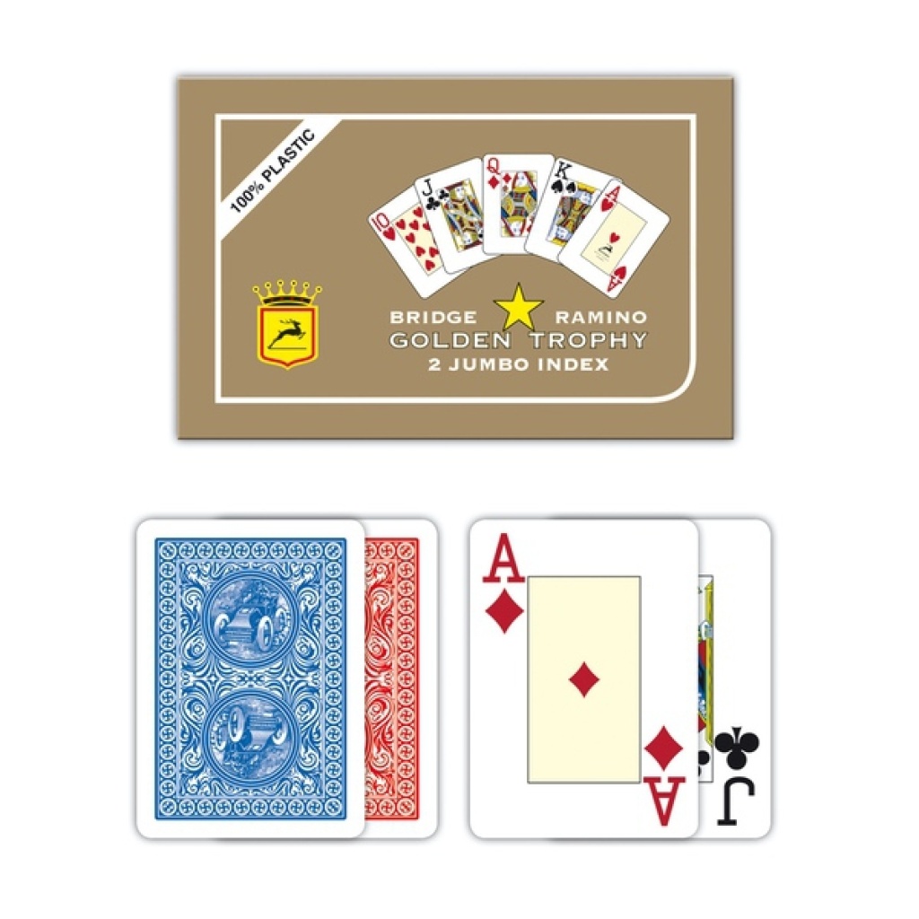 MODIANO KARTY GOLDEN TROPHY JUMBO PLASTIC 2 TALIE