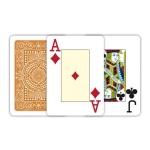 MODIANO KARTY TEXAS POKER JUMBO INDEX PLASTIC BRĄZ