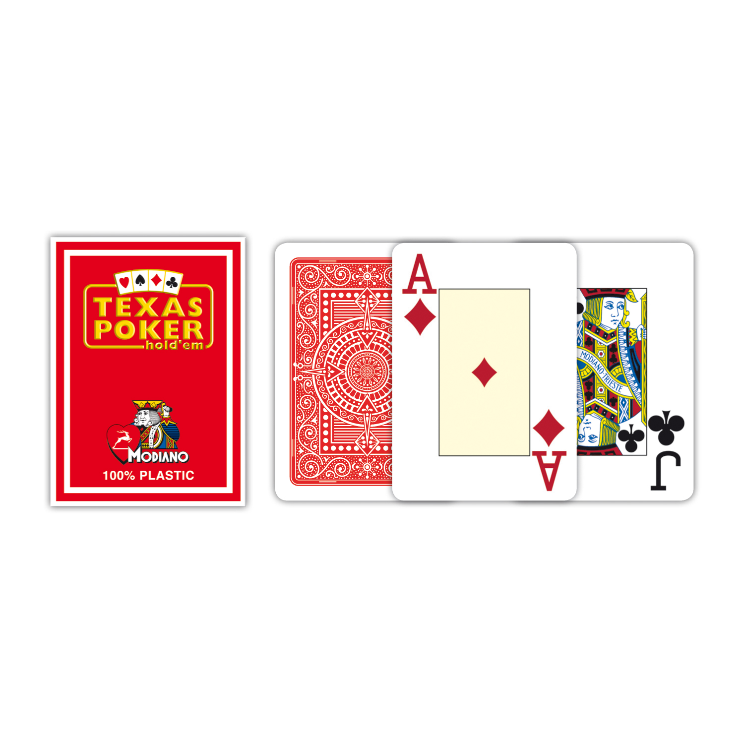 MODIANO KARTY TEXAS POKER JUMBO INDEX PLASTIC CZER MODIANO KARTY TEXAS POKER JUMBO INDEX PLASTIC CZER