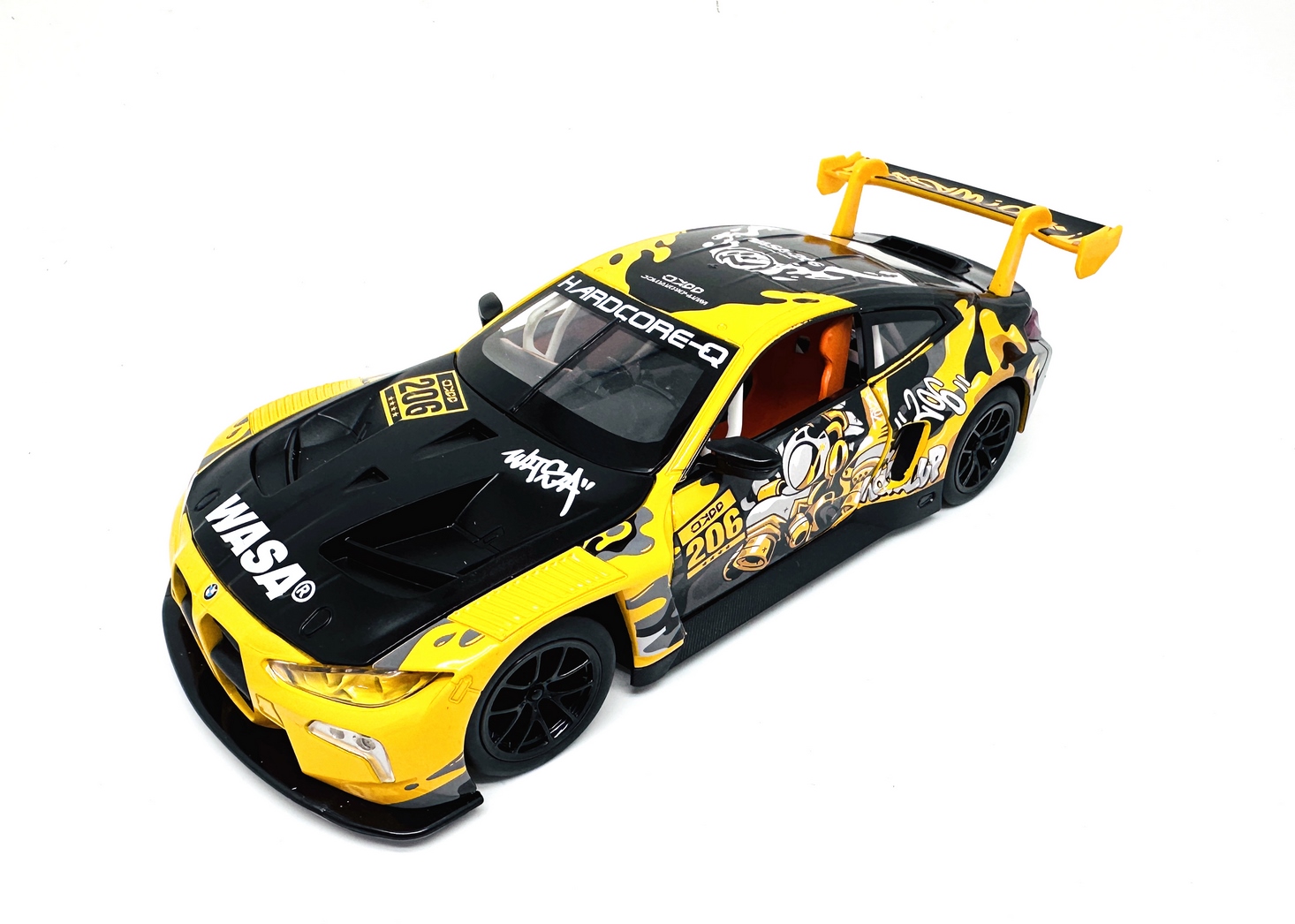 MSZ 1/24 BMW M4 GT3 WASA ZÓŁTY (ŚWIATŁO+DŹWIĘK) MSZ 1/24 BMW M4 GT3 WASA ZÓŁTY (ŚWIATŁO+DŹWIĘK)