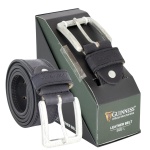 PASEK SKÓRZANY GUINNESS (CZARNY SZEW) XL
