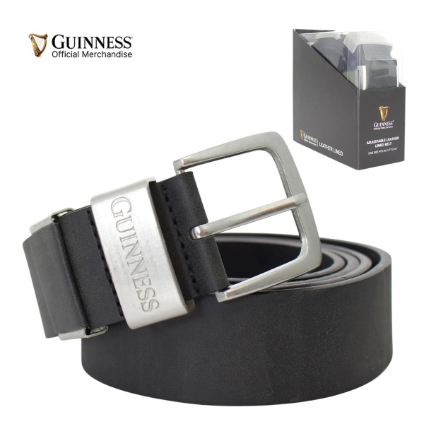 PASEK SKÓRZANY GUINNESS ROZMIAR UNIWERSALNY