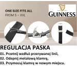 PASEK SKÓRZANY GUINNESS ROZMIAR UNIWERSALNY