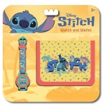 DIAKAKIS PORTFEL Z ZEGARKIEM LILO&STITCH ŻÓŁTY