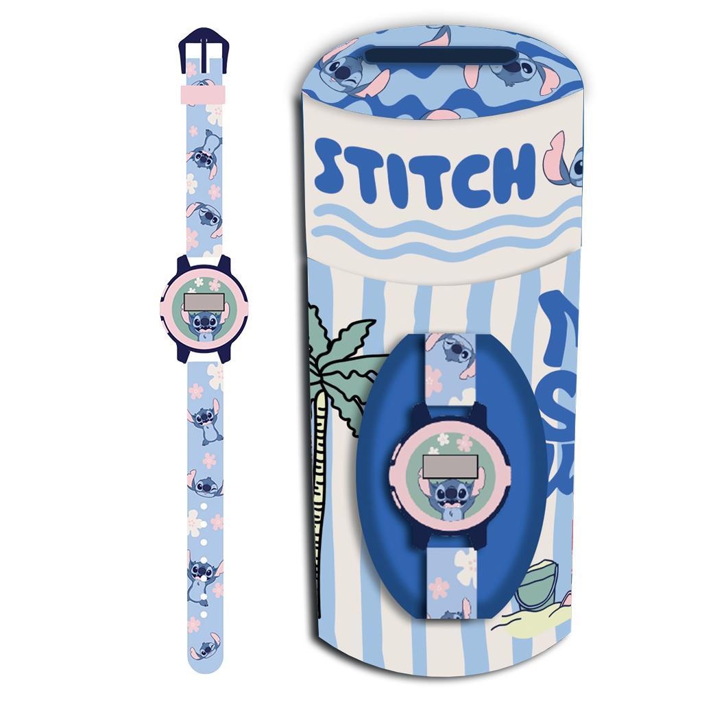 DIAKAKIS SKARBONKA Z ZEGARKIEM LILO&STITCH NIEB.