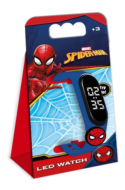 DIAKAKIS ZEGAREK LED Z PRZYPINKĄ SPIDERMAN DIAKAKIS ZEGAREK LED Z PRZYPINKĄ SPIDERMAN