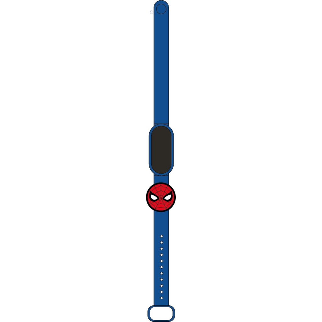 DIAKAKIS ZEGAREK LED Z PRZYPINKĄ SPIDERMAN