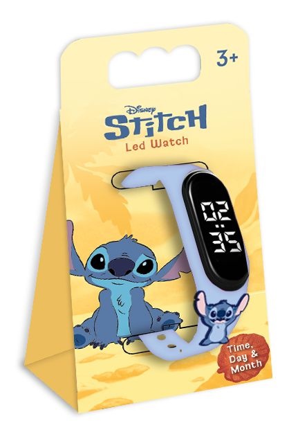 DIAKAKIS ZEGAREK LED Z PRZYPINKĄ STITCH DIAKAKIS ZEGAREK LED Z PRZYPINKĄ STITCH