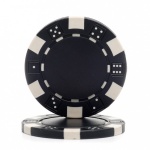 EVERGREEN ŻETON DICE 11,5G CZARNY