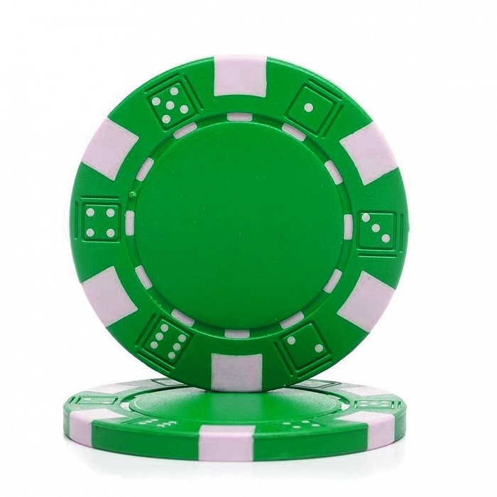 EVERGREEN ŻETON DICE 11,5G ZIELONY EVERGREEN ŻETON DICE 11,5G ZIELONY