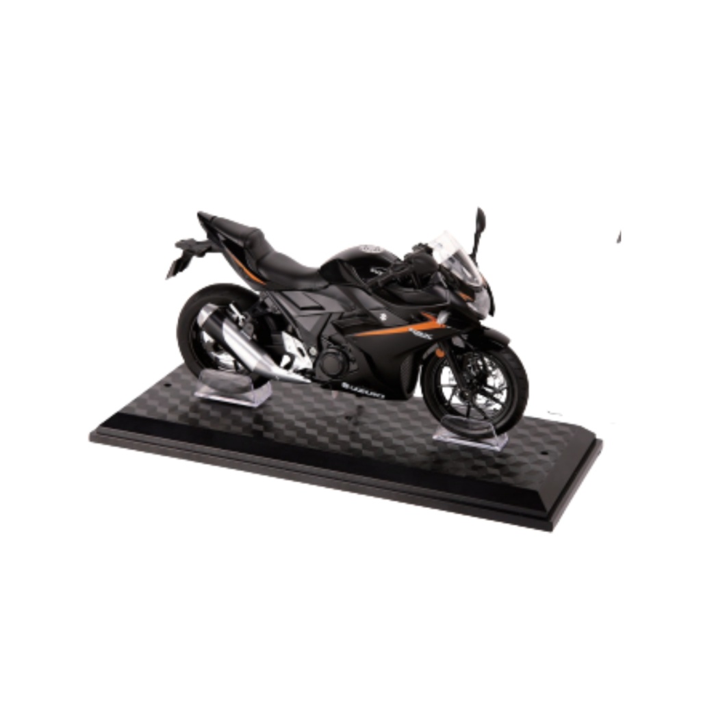 HUAYI 1/12 M12-15B SUZUKI GSX250R CZARNY (ŚW+DŹW)